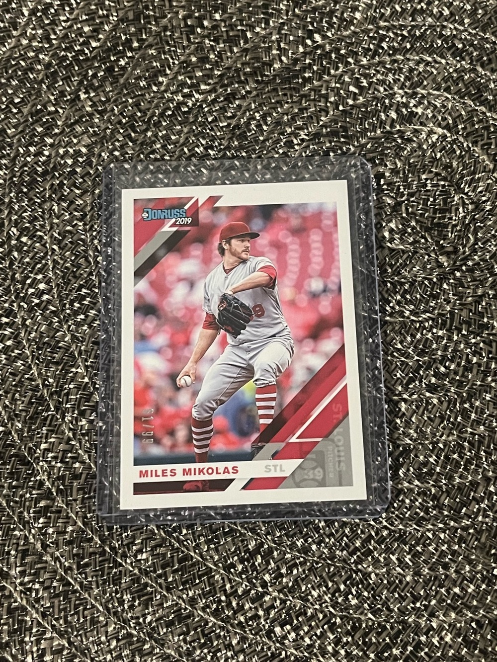Num: 81/90 ⚾️ Miles Mikolas 2019 Panini Donruss Baseball Card # 90 - Qty 1
